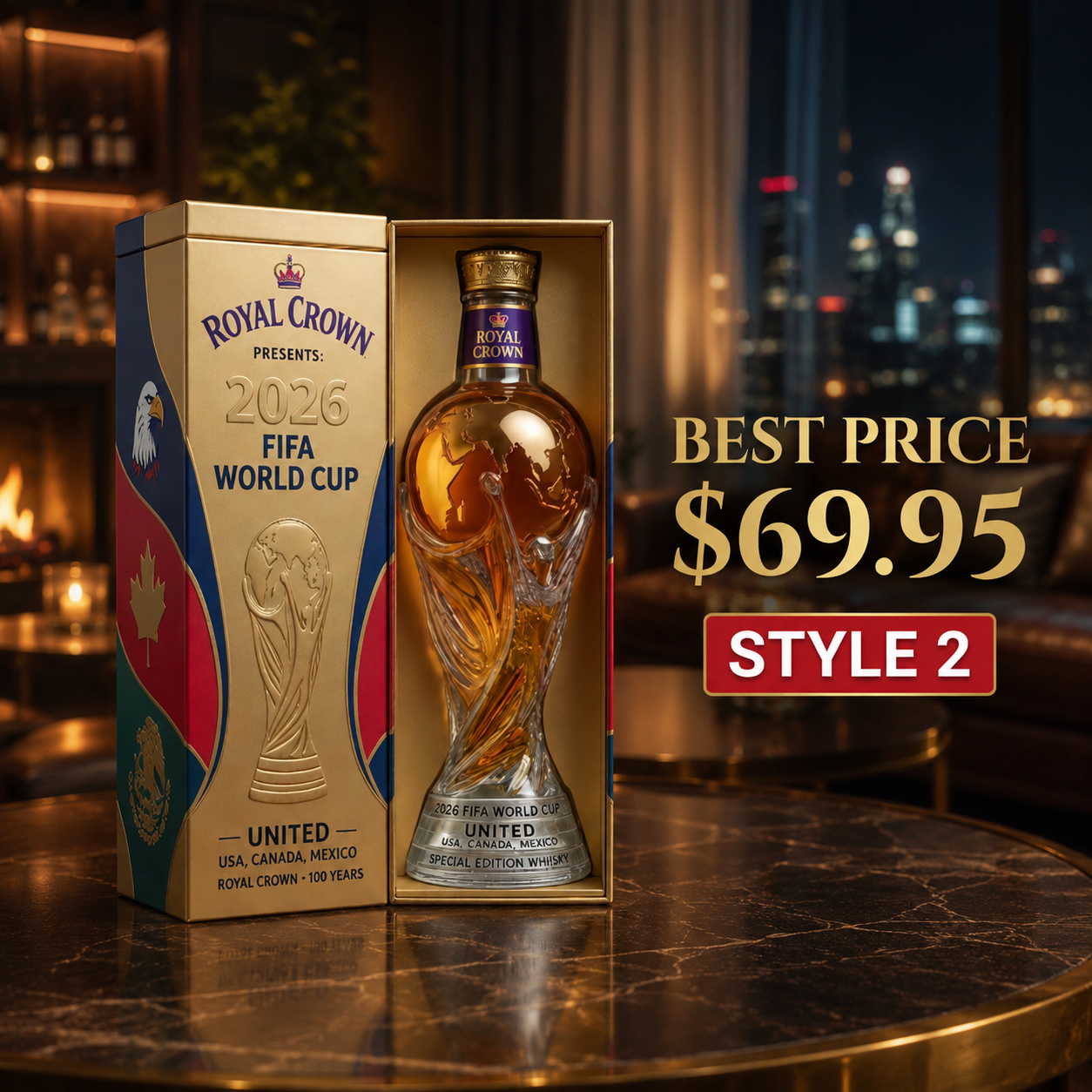 Whiskey Bottle - World Cup Edition 2026