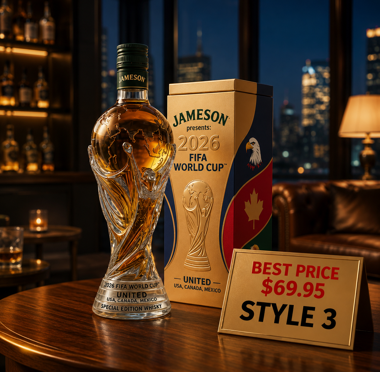 Whiskey Bottle - World Cup Edition 2026